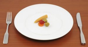 small serving of food